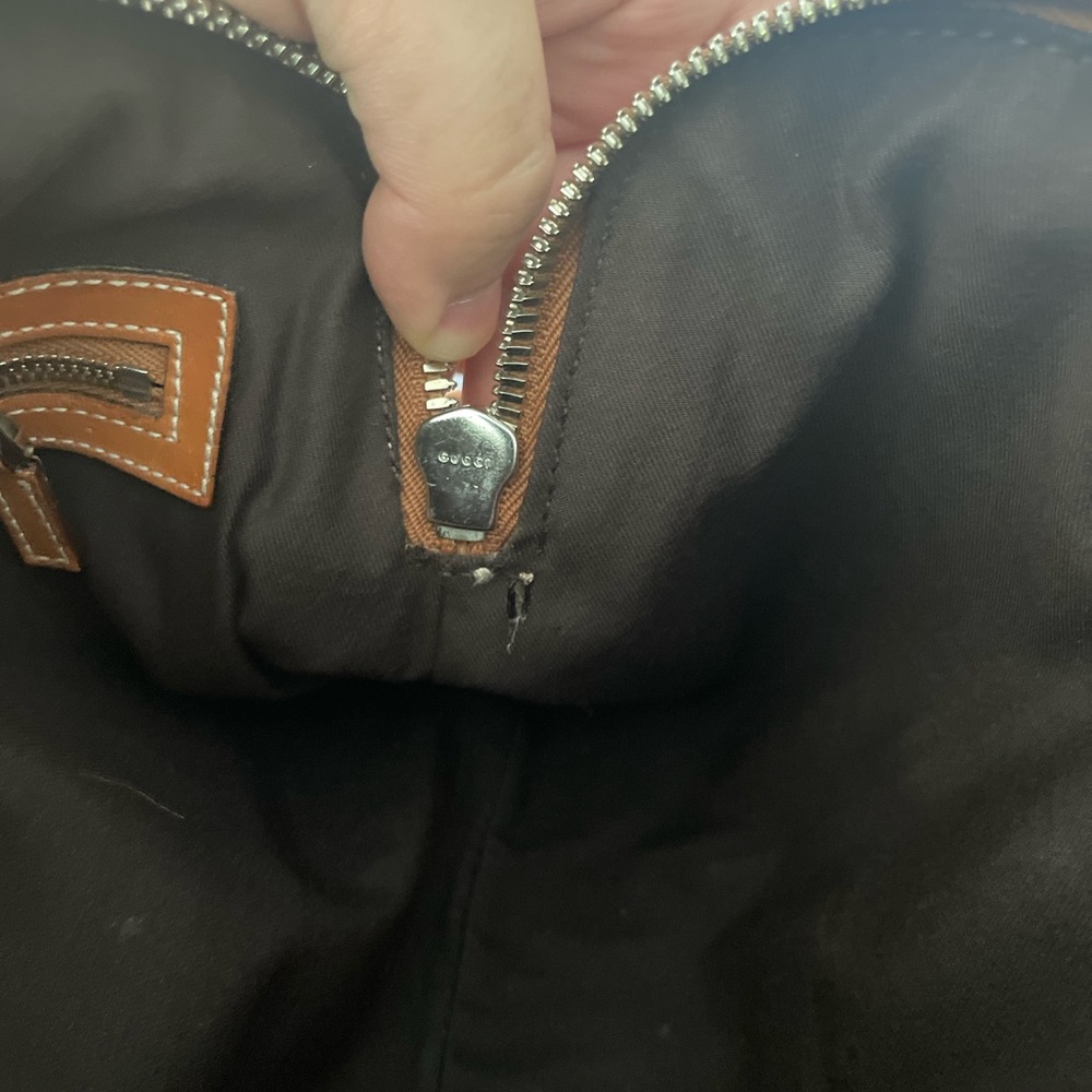 Gucci Beige and Light Blue Satchel - Picture 8 of 8